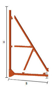 组装式单侧墙体支撑架