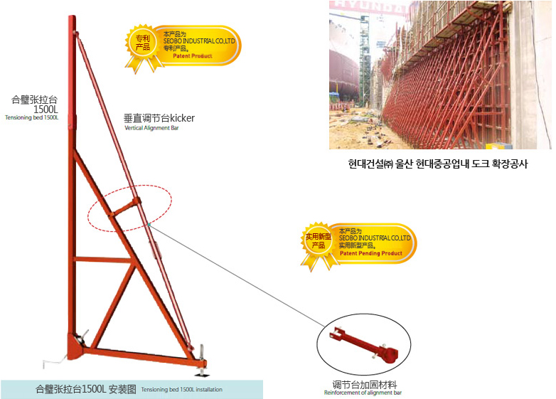 合璧张拉台1500L 安装图